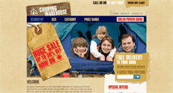 Desktop Screenshot of camping-warehouse.com.au